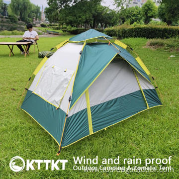 3.3kg green trekking outdoor camping family automatic tent